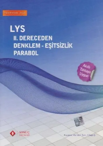 LYS 2. Dereceden Denklem Eşitsizlik Parabol