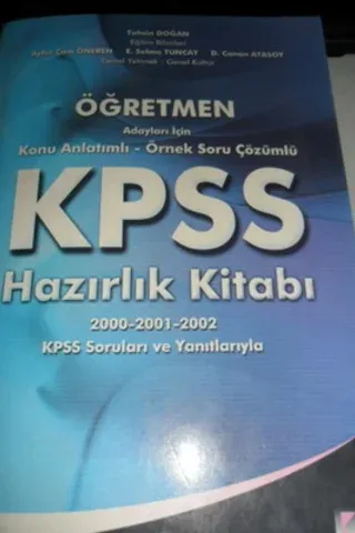 Öğretmen Adayları İçin KPSS Hazırlık Kitabı