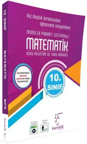 Karekök Yayınları 10.Sınıf Matematik MPS (Modüler Piramit Sistemi)