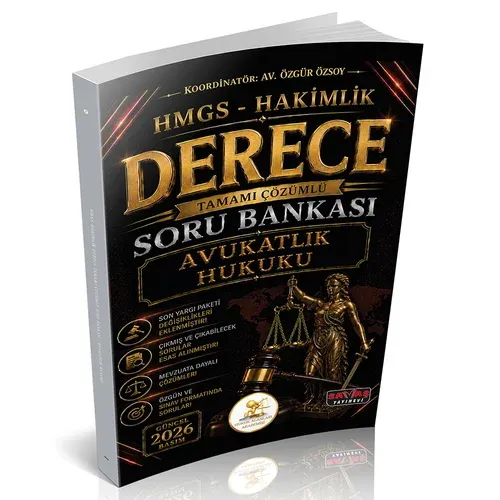 HUKAL HMGS-Hakimlik Derece Avukatlık Hukuku Soru Bankası