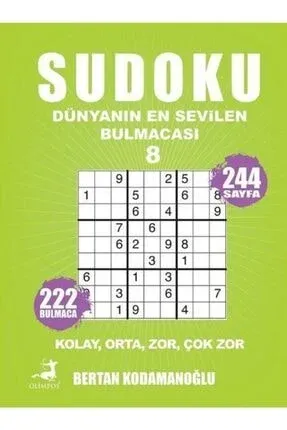 Sudoku Dünyanın En Sevilen Bulmacası 8 - Olimpos Yayınları Kitap Dolu 
