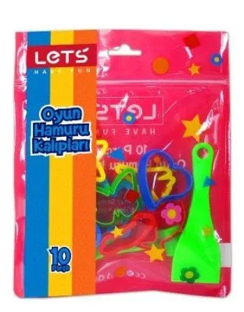 Lets Oyun Hamuru Kalıpları 10 Parça L8416
