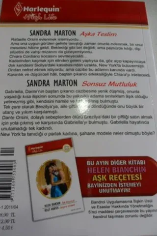 Aşka Teslim / Sonsuz Mutluluk - 23 Sandra Marton Aşka Teslim / Sonsuz Mutluluk - 23 Sandra Marton