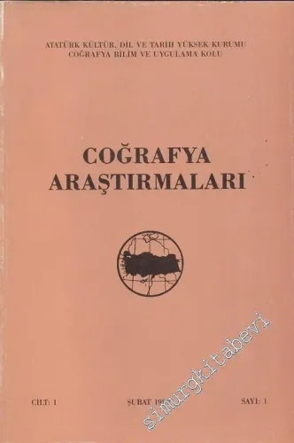 Coğrafya Araştırmaları Dergisi - Sayı: 1  Cilt: 1    Şubat