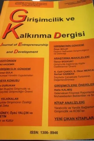 Girişimcilik Ve Kalkınma Dergisi 2006 Cilt: 1 No: 2