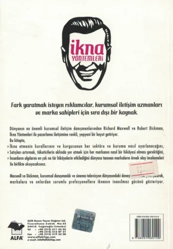 İkna Yöntemleri Richard Maxwell Alfa Yayınları %60 indirimli