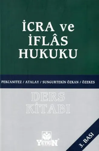 İcra ve İflas Hukuku Ders Kitabı