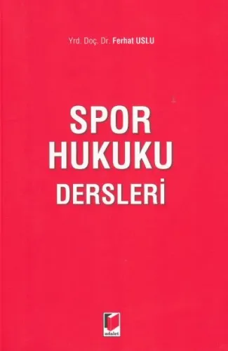 Spor Hukuku Dersleri