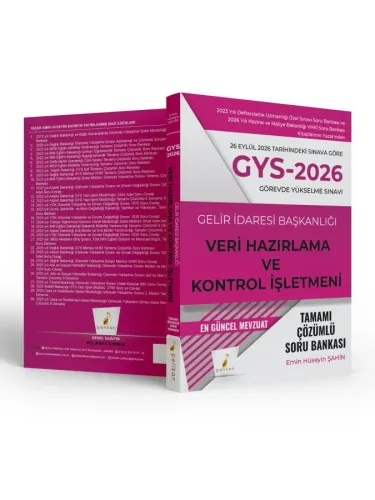 Pelikan Yayınları 2026 GYS Gelir İdaresi Başkanlığı Veri Hazırlama ve Pelikan Yayınları 2026 GYS Gelir İdaresi Başkanlığı Veri Hazırlama ve