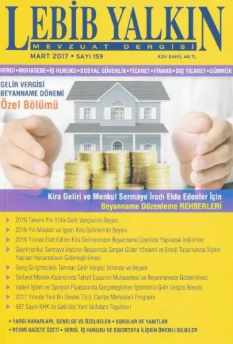 Lebib Yalkın Mevzuat Dergisi Sayı:159 Mart 2017