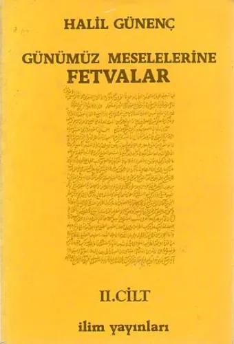 Günümüz Meselelerine Fetvalar II.Cilt