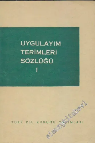 Uygulayım Terimleri Sözlüğü 1 -        1977