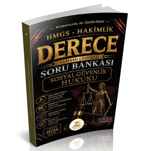 HUKAL HMGS-Hakimlik Derece Sosyal Güvenlik Hukuku Soru Bankası