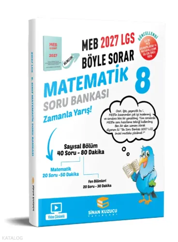 Sinan Kuzucu 8. Sınıf Matematik Soru Bankası 2027