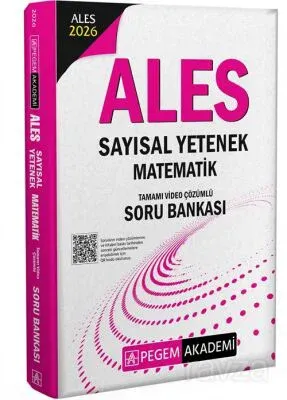 2026 ALES SAYISAL YETENEK MATEMATİK TAMAMI VİDEO ÇÖZÜMLÜ SORU BANKASI 