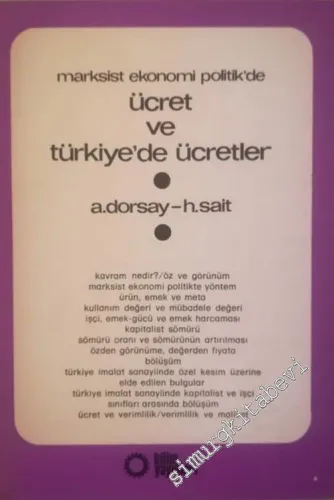 Marksist Ekonomi Politik'de Ücret ve Türkiye'de Ücretler -        1976