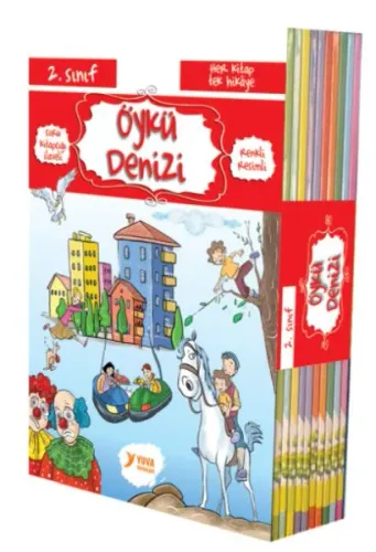 Öykü Denizi 10 Kitap 2. Sınıflar İçin Yuva Yayınları 9789755175997