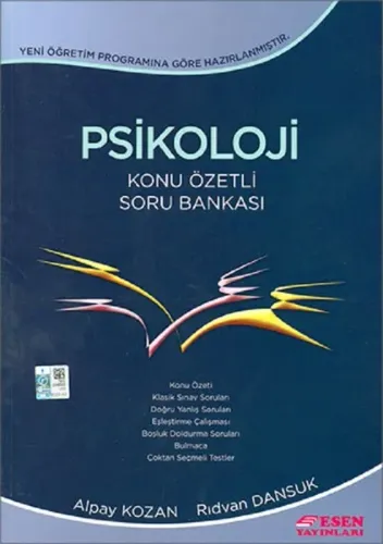 Esen Yayınları 10. Sınıf Psikoloji Konu Özetli Soru Bankası Esen