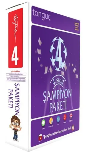Tonguç Akademi 4. Sınıf Şampiyon Paketi