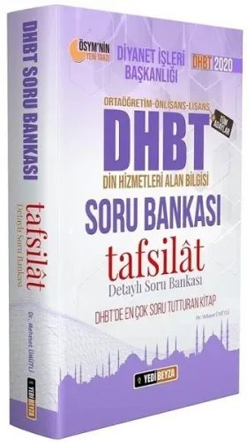 2020 Ortaöğretim - Önlisans - Lisans DHBT Din Hizmetleri Alan Bilgisi Soru Bankası Tafsilat - Detaylı Soru Bankası