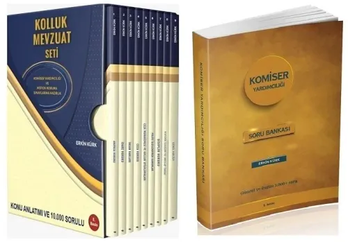 Erkin Kürk Komiser Yardımcılığı Misyon Koruma Kolluk Konu - Soru 2'li Set