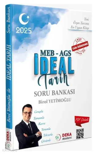 Deka Akademi 2025 MEB-AGS İdeal Tarih Soru Bankası Çözümlü