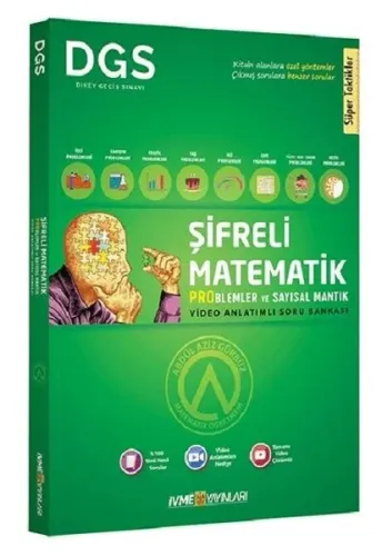 İvme DGS Şifreli Matematik Prob. ve Sayısal Mantık Video Anlatımlı Soru Bankası-YENİ