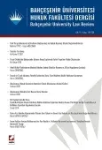 Bahçeşehir Üniversitesi Hukuk Fakültesi Dergisi Cilt:9 – Sayı:119 – 120 Temmuz – Ağustos 2014