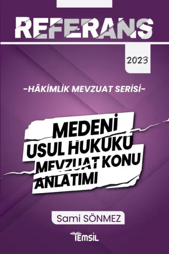 Hâkimlik Medeni Usul Hukuku Mevzuat Konu Anlatımı