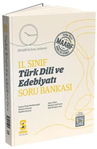 Süre Yayınları 11. Sınıf Türk Dili ve Edebiyatı Maarif Model Soru Bankası