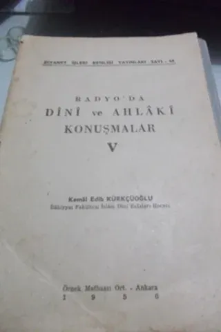 Radyo'da Dini ve Ahlaki Konuşmalar V