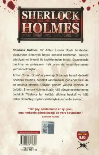 Sherlock Holmes - Suç Sherlock Holmes Neden Kitap %62 indirimli
