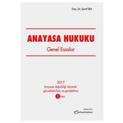Anayasa Hukuku Genel Esaslar