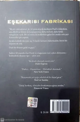 Eşekarısı Fabrikası İain Banks Koridor Yayıncılık %45 indirimli