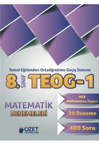 8. Sınıf TEOG-1 Matematik Denemeleri