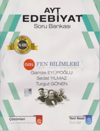 Özel Fen Bilimleri AYT Edebiyat Soru Bankası-YENİ
