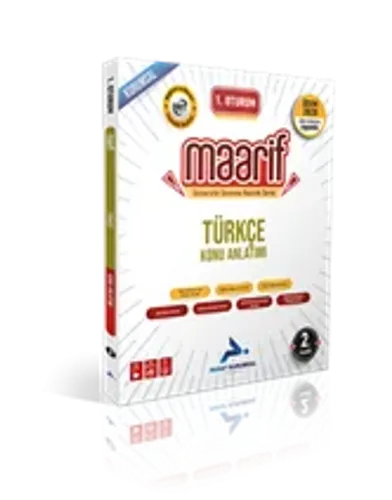 PARAF 1.OTURUM MAARİF TÜRKÇE KONU ANLATIM 2.KİTAP
