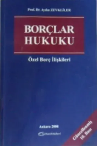 Borçlar Hukuku-Özel Borç İlişkileri