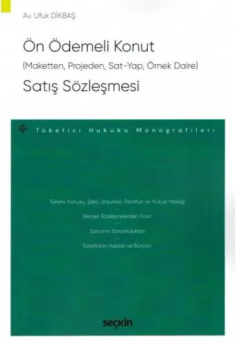 Ön Ödemeli Konut (Maketten, Projeden, Sat-Yap, Örnek Daire) Satış Sözleşmesi