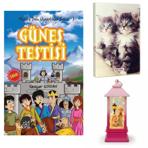 Güneş Testisi - Maviş Kediler Planlama Defteri ve Melodi ve Huzur Fene