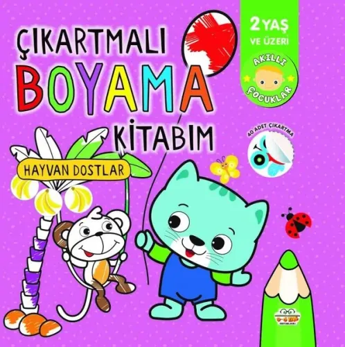 Çıkartmalı Boyama Kitabım- Hayvan Dostlar