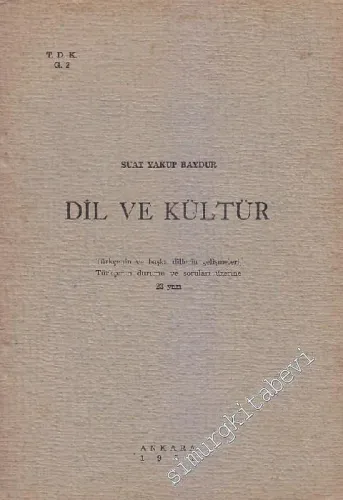 Dil ve Kültür -        1952