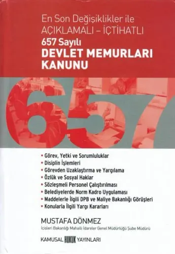 657 Sayılı Devlet Memurları Kanunu