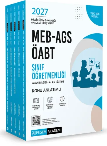 Pegem Yayınları 2027 MEB AGS ÖABT Sınıf Öğretmenliği Alan Bilgisi - Al