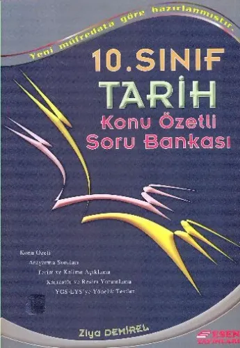Esen 10. Sınıf Tarih Konu Özetli Soru Bankası Ziya Demirel