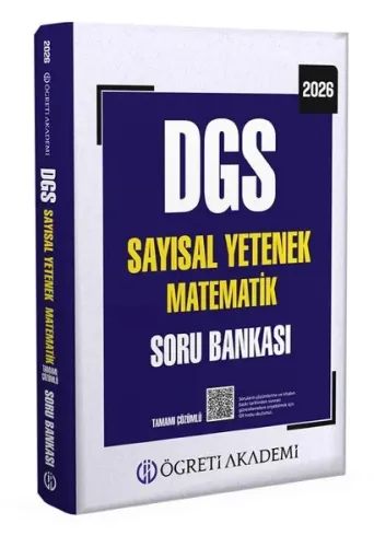 Öğreti Akademi 2026 DGS Sayısal Yetenek Matematik Soru Bankası Çözümlü