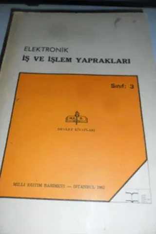 Elektronik İş ve İşlem Yaprakları Sınıf 3