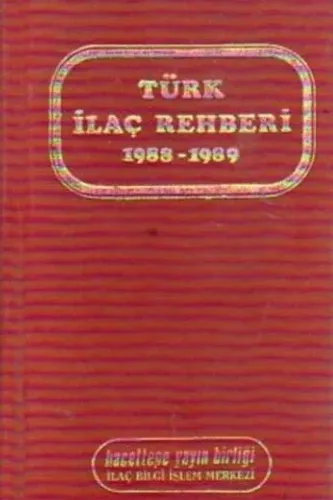 Türk İlaç Rehberi 1988-1989