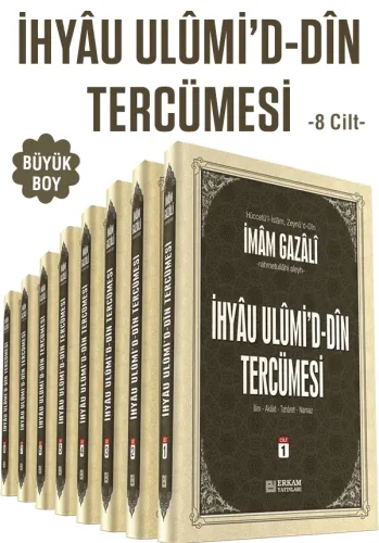 İhyau Ulumiddin Tercümesi 8 Citl Takım BÜYÜK BOY