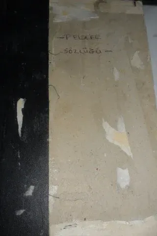 Felsefe Sözlüğü